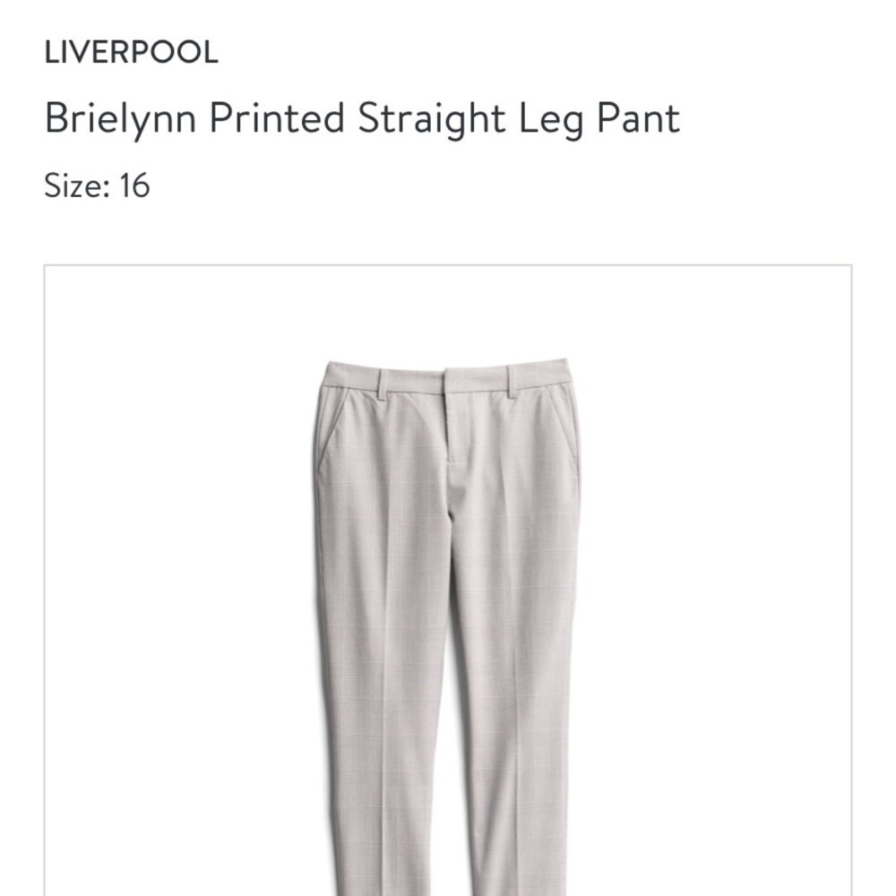 Liverpool Brielynn Printed Straight Leg Pant